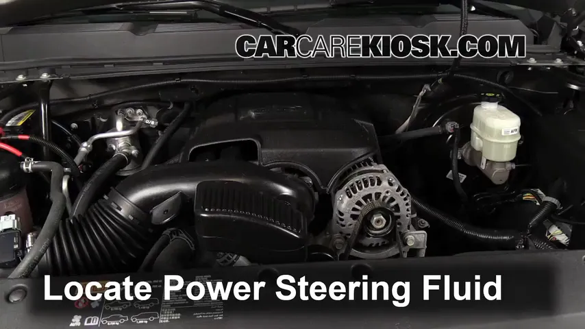 2013 Chevrolet Silverado 1500 LT 5.3L V8 FlexFuel Crew Cab Pickup Líquido de dirección asistida Agregar líquido